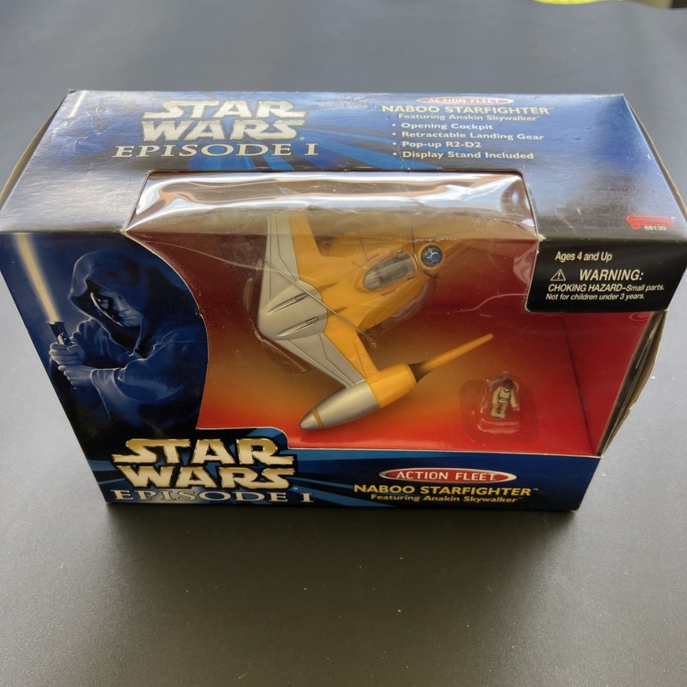 STAR WARS 1ST EDITION 1998 ACTION FLEET NABOO STARFIGHTER Episode 1 NEW IN BOX